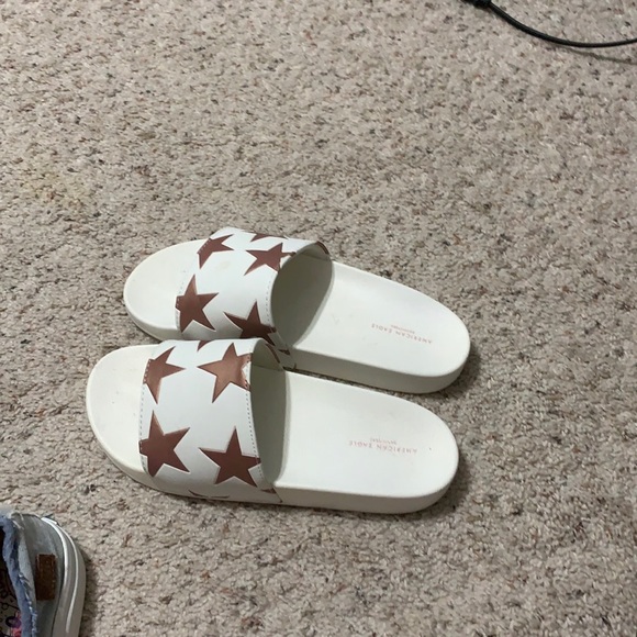 American Eagle Outfitters Shoes - American Eagle slides, worn once inside